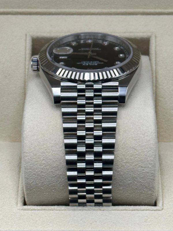 2019 Rolex Datejust 41mm 126334 Jubilee Black Diamond Dial for sale