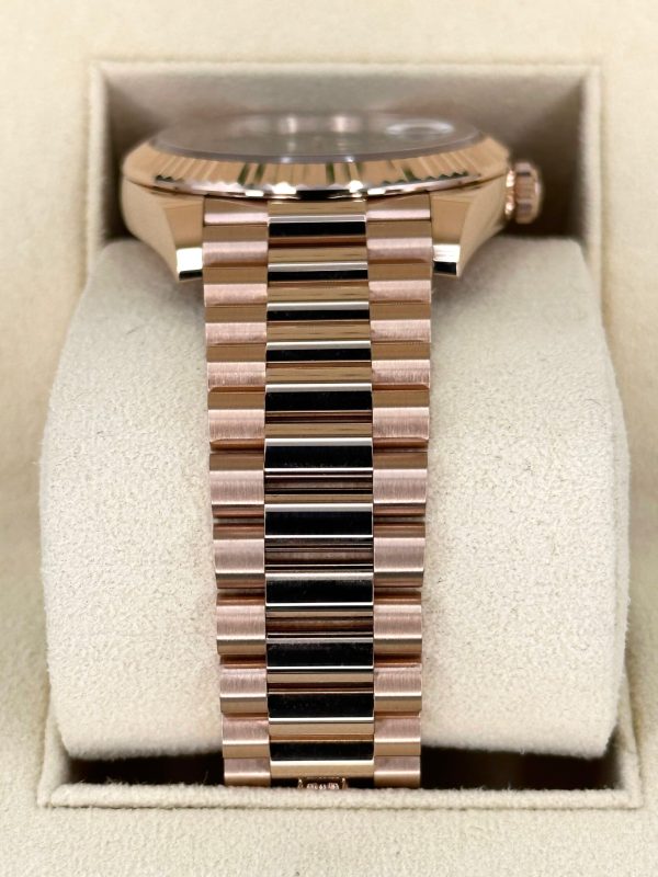 2024 Rolex Day-Date 40mm 228235 Presidential Rose Gold Olive Dial (Unworn) (No. 1 of 3) for sale
