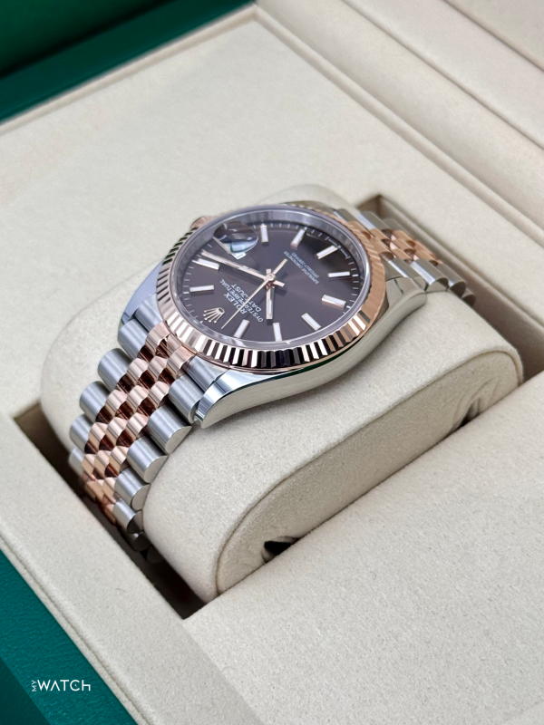 2025 Rolex Datejust 36mm 126231 Two-Tone Jubilee Chocolate Dial (Unworn) for sale
