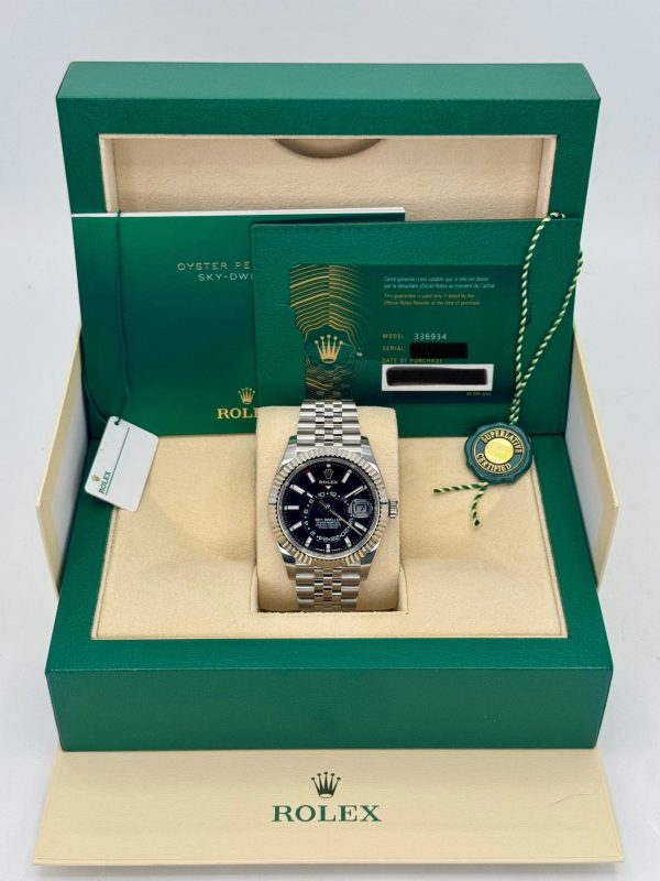 2025 Rolex Sky-Dweller 42mm 336934 Jubilee Black Dial (Unworn) for sale