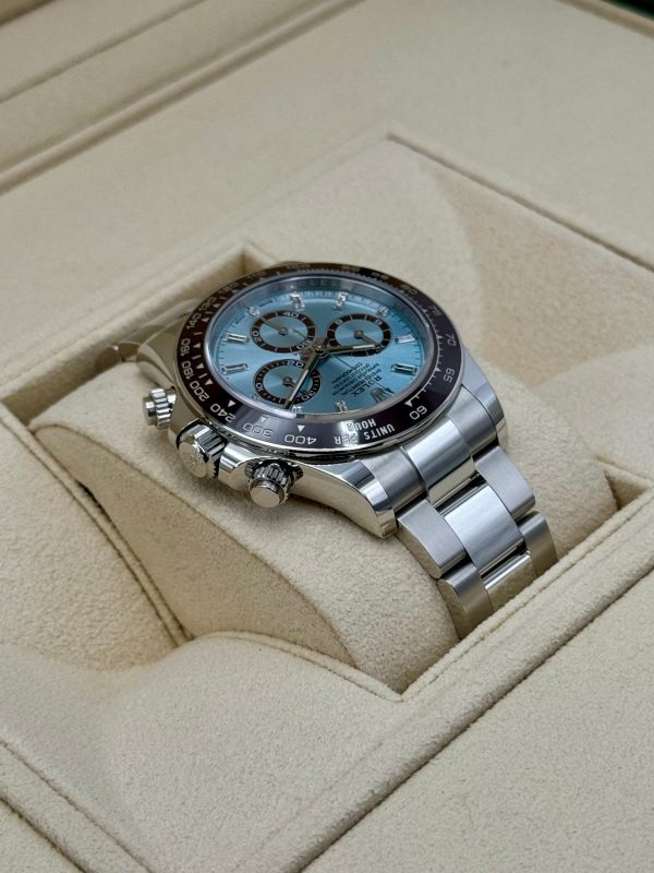Rolex Daytona 40mm 126506 Platinum Ice Blue Diamond Baguette Dial (Unworn) for sale