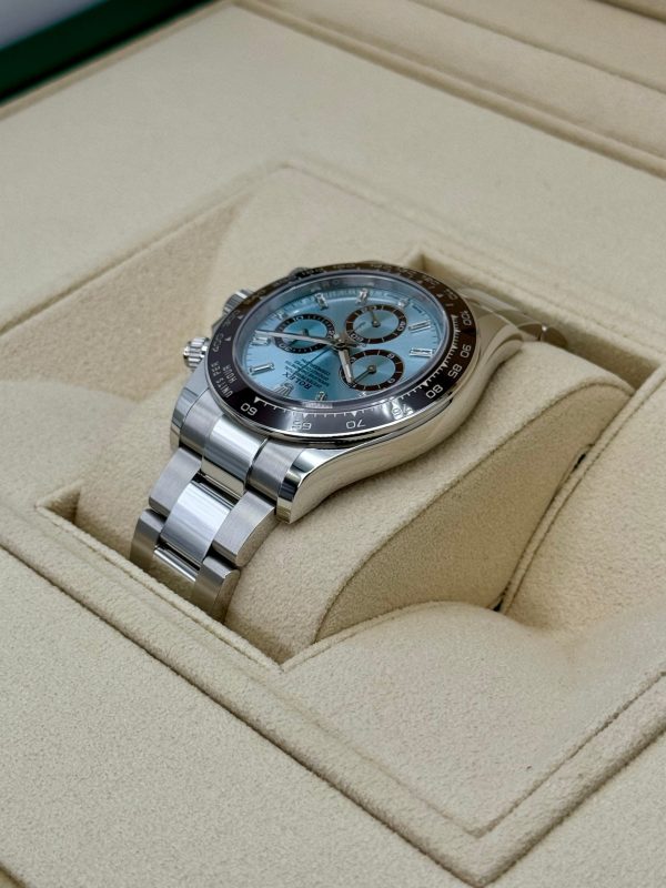 Rolex Daytona 40mm 126506 Platinum Ice Blue Diamond Baguette Dial (Unworn) for sale
