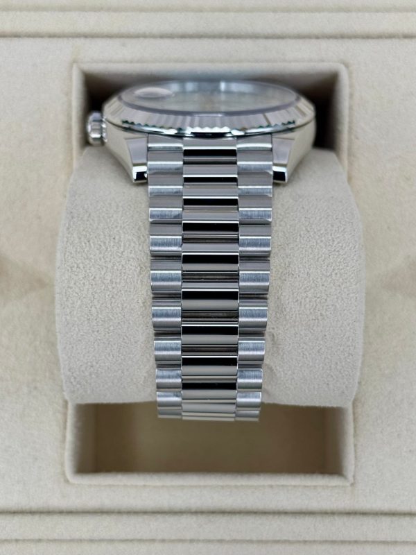 2024 Rolex Day-Date Platinum 40mm 228236 Ice-Blue Roman Dial (Unworn) for sale