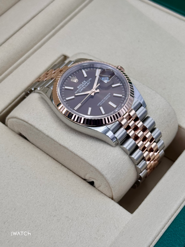 2025 Rolex Datejust 36mm 126231 Two-Tone Jubilee Chocolate Dial (Unworn) for sale