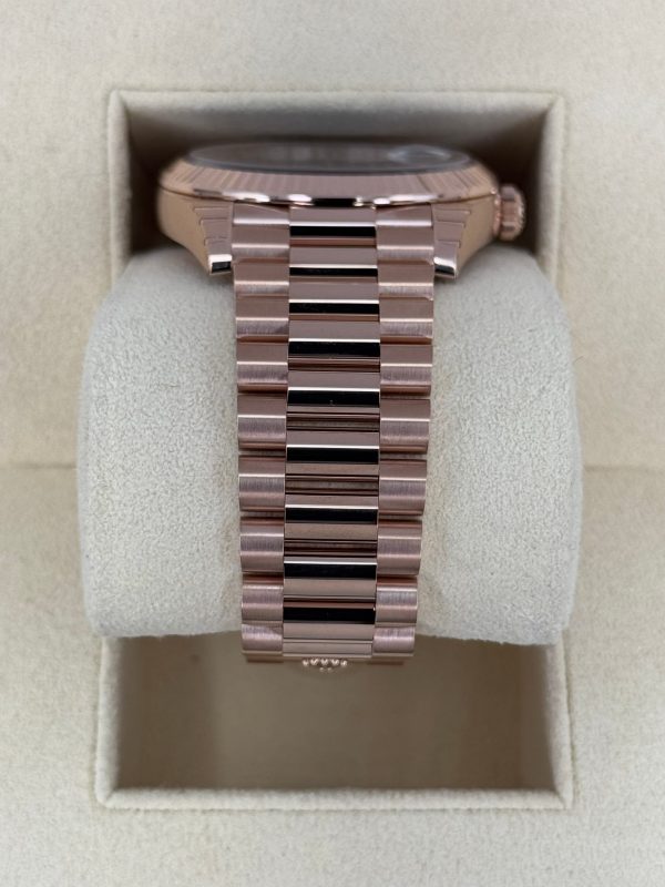 2025 Rolex Day-Date 40mm 228235 Presidential Rose Gold Olive Dial (Unworn) (No. 2 of 2) for sale