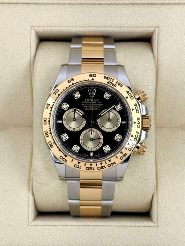 2025 Rolex Daytona 40mm 126503 Two-Tone Black Diamond Dial (Unworn) for sale
