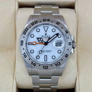 2025 Rolex Explorer II 42mm 226570 Polar White Dial (Unworn) (No. 1 of 4) for sale