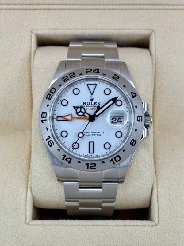 2025 Rolex Explorer II 42mm 226570 Polar White Dial (Unworn) (No. 1 of 4) for sale