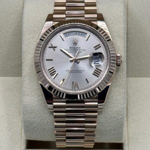 2021 Rolex Day-Date 40mm 228235 Presidential Rose Gold Sundust Dial for sale