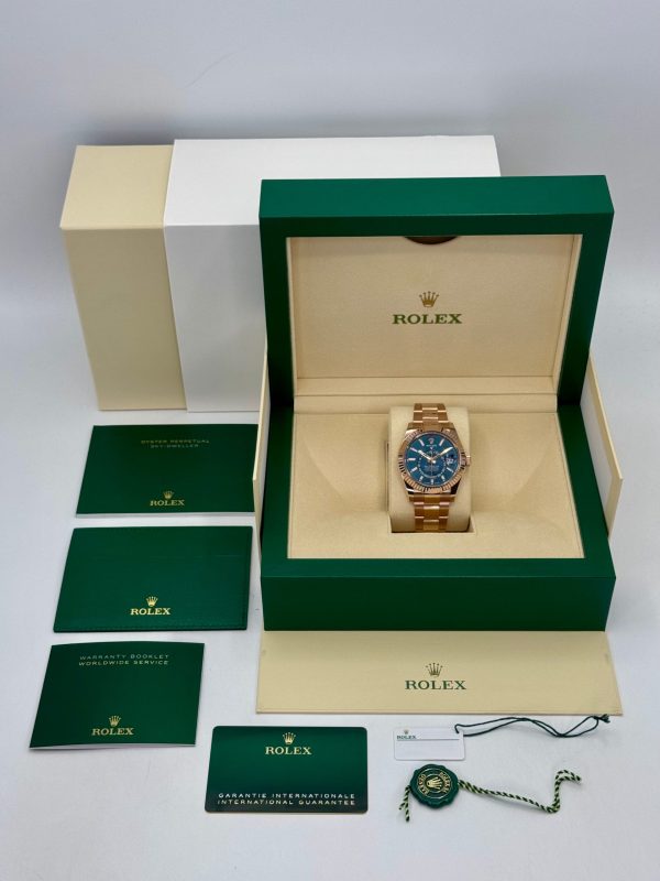 2025 Rolex Sky-Dweller 42mm 336935 Rose Gold Blue Dial (Unworn) (No. 2 of 2) for sale