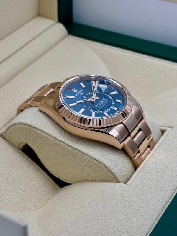 2025 Rolex Sky-Dweller 42mm 336935 Rose Gold Blue Dial (Unworn) (No. 1 of 2) for sale