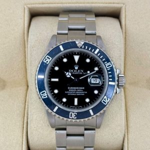 1985 Rolex Submariner 40mm 16800 Stainless Steel Black Dial for sale