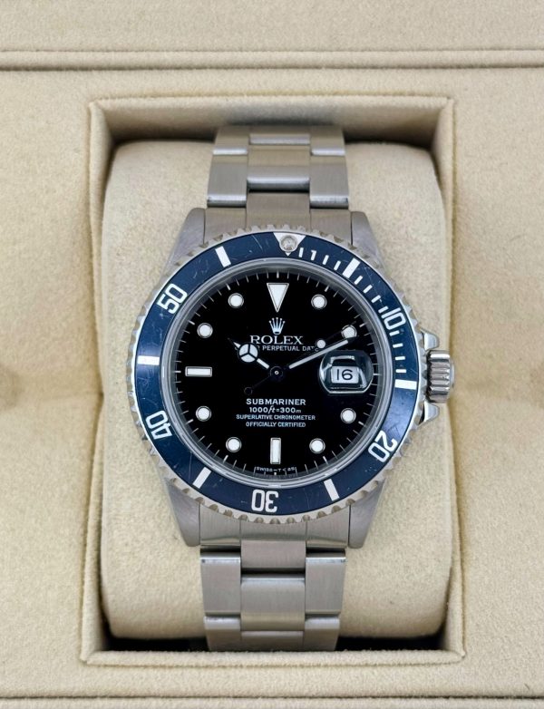 1985 Rolex Submariner 40mm 16800 Stainless Steel Black Dial for sale