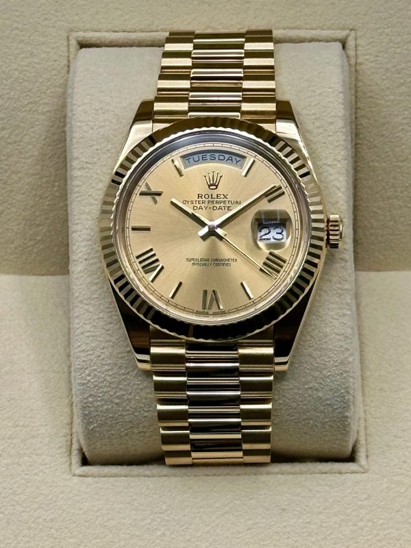 2019 Rolex Day-Date 40mm 228238 Presidential Champagne Dial for sale