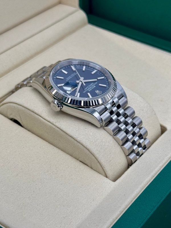 2025 Rolex Datejust 36mm 126234 Stainless Steel Jubilee Blue Dial (Unworn) for sale