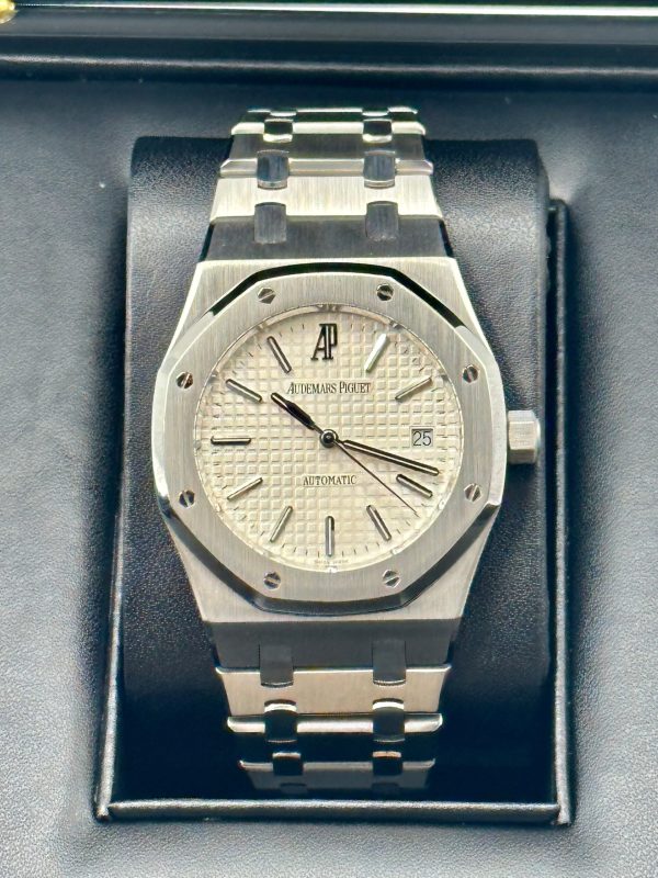 2011 Audemars Piguet 39mm 15300ST Royal Oak White Dial for sale