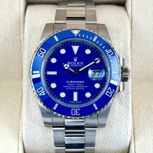 2018 Rolex Submariner “Smurf” 40mm 116619LB White Gold Blue Dial (No. 2 of 3) for sale