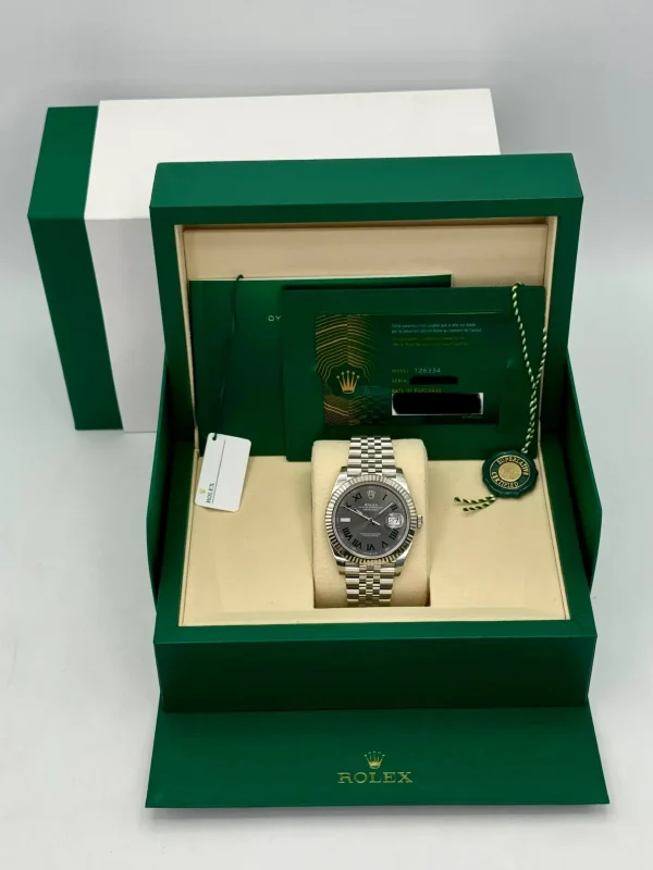 2026 Rolex Datejust 41mm 126334 Jubilee Wimbledon Dial (Unworn) for sale