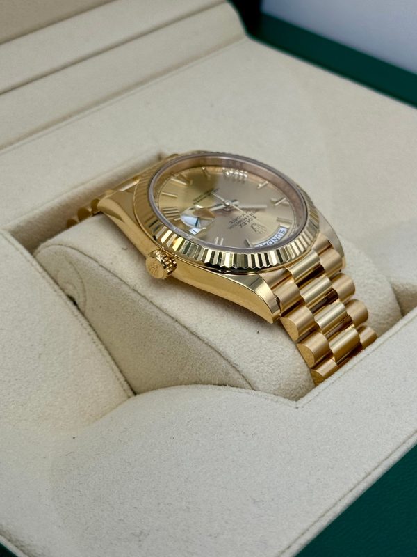2023 Rolex Day-Date 40mm 228238 Presidential Champagne Dial for sale
