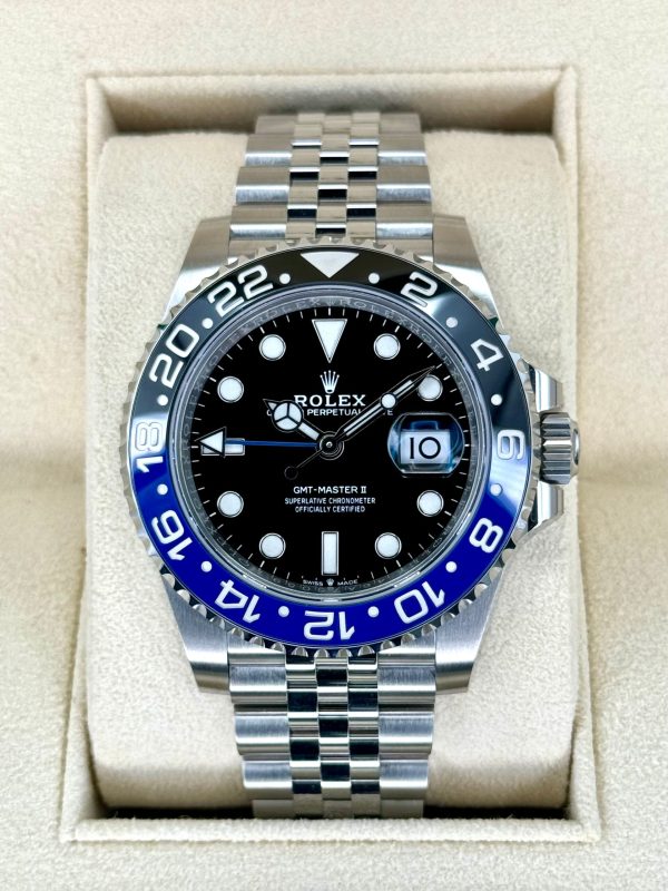 2022 Rolex GMT-Master II “Batgirl” 40mm 126710BLNR Jubilee Black Dial (Unworn) (No. 2 of 2) for sale