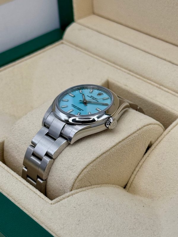 2021 Rolex Oyster Perpetual 31mm 277200 Turquoise Tiffany Blue Dial for sale