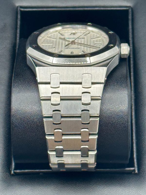 2011 Audemars Piguet 39mm 15300ST Royal Oak White Dial for sale