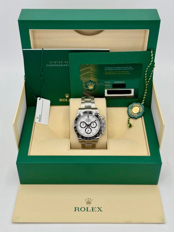 2025 Rolex Daytona 40mm 126500LN Stainless Steel Panda Dial (Unworn) for sale