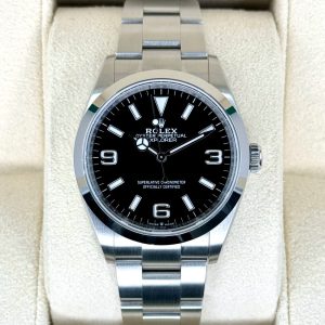 2024 Rolex Explorer 36mm 124270 Stainless Steel Black Dial (Unworn) for sale