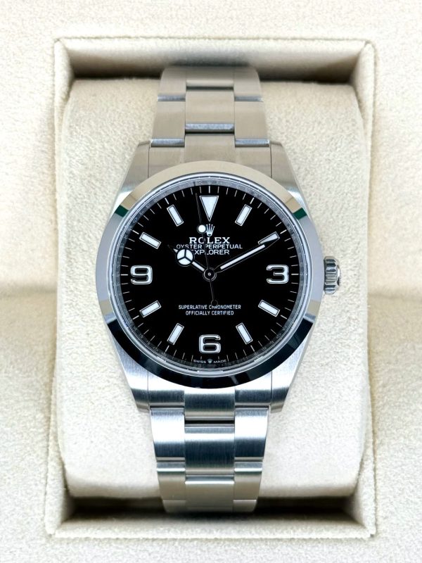 2024 Rolex Explorer 36mm 124270 Stainless Steel Black Dial (Unworn) for sale