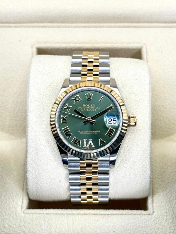 2023 Rolex Ladies Datejust 31mm 278273 Jubilee Green Dial (Unworn) for sale