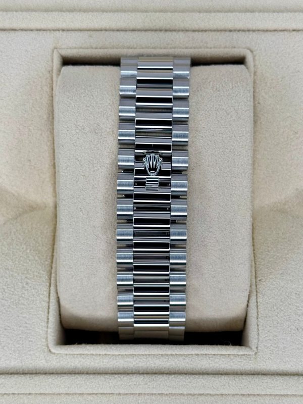 2024 Rolex Day-Date Platinum 40mm 228236 Ice-Blue Roman Dial (Unworn) for sale