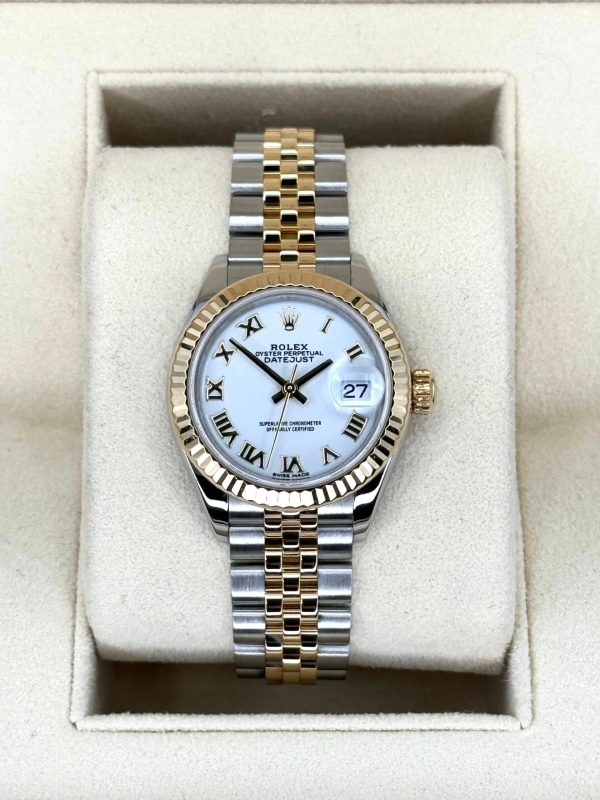 2017 Rolex Lady-Datejust 28mm 279173 Two-Tone Jubilee White Dial for sale
