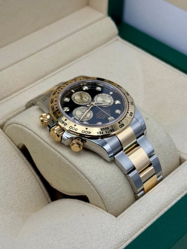 2025 Rolex Daytona 40mm 126503 Two-Tone Black Diamond Dial (Unworn) for sale