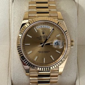 2016 Rolex Day-Date 40mm 228238 Presidential Champagne Dial for sale