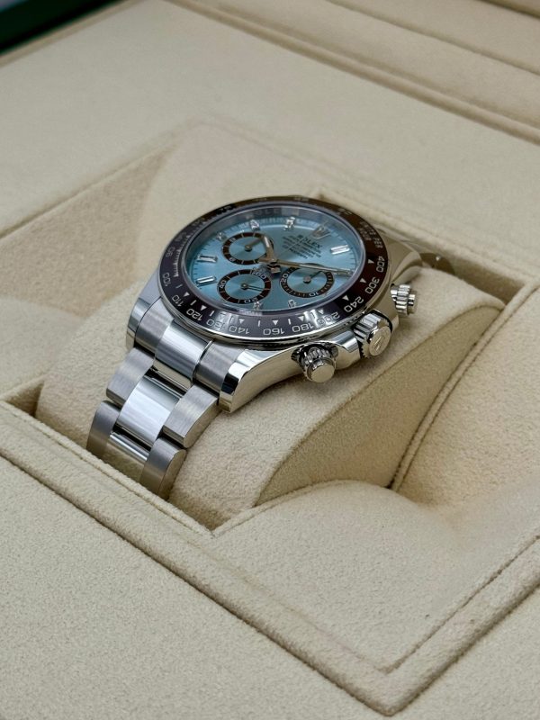 Rolex Daytona 40mm 126506 Platinum Ice Blue Diamond Baguette Dial (Unworn) for sale