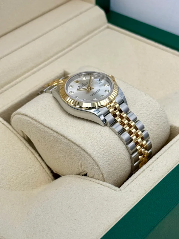 2024 Rolex Lady Datejust 28mm 279173 Jubilee Silver Diamond Dial (Unworn) for sale
