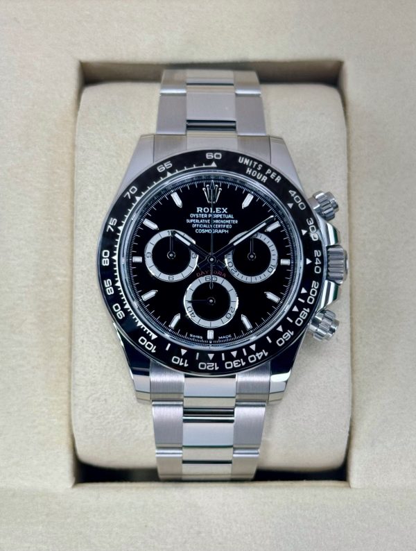 2025 Rolex Daytona 40mm 126500LN Stainless Steel Black Dial (Unworn) for sale
