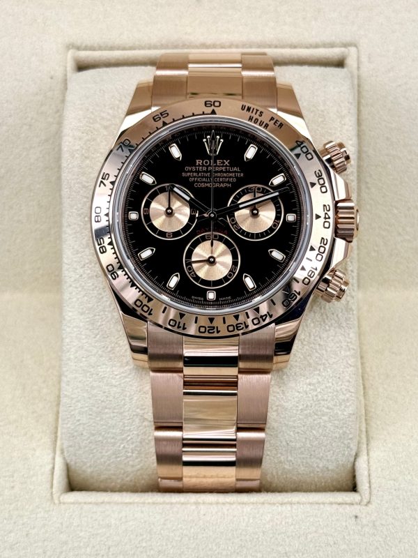 2020 Rolex Daytona 40mm116505 Rose Gold Black Dial for sale