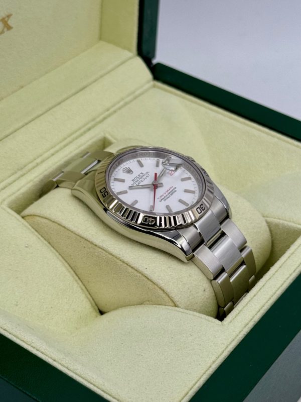 2005 Rolex Datejust Turn-O-Graph 36mm 116264 Oyster White Dial for sale