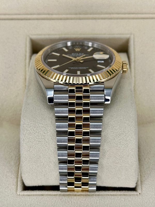 2023 Rolex Datejust 41mm 126333 Two-Tone Jubilee Black Stick Dial for sale