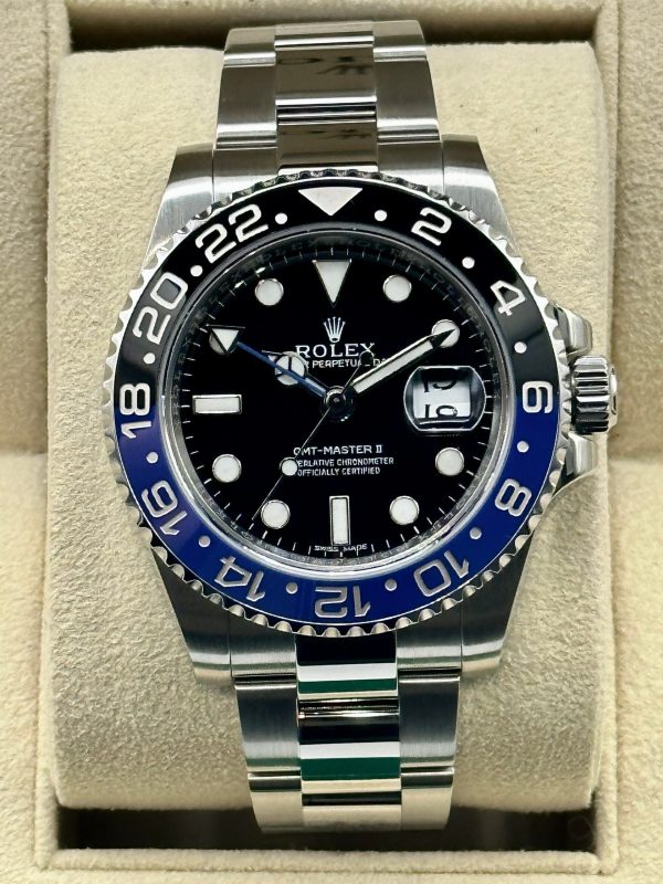 2014 Rolex GMT-Master II “Batman” 40mm 116710BLNR Oyster for sale