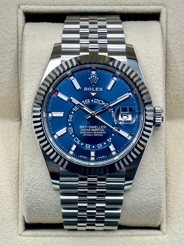 Rolex 2023 Sky-Dweller 42mm 326934 Jubilee Blue Dial (Unworn) for sale