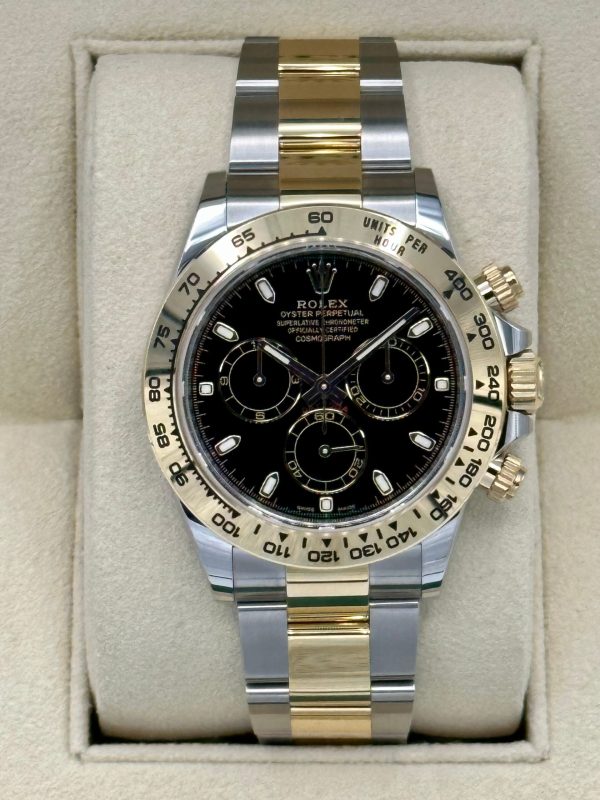 2022 Rolex Daytona 40mm 116503 Two-Tone Black Dial for sale