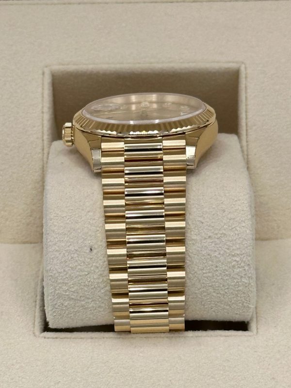 2023 Rolex Day-Date 36mm 128238 Champagne Diamond Dial for sale
