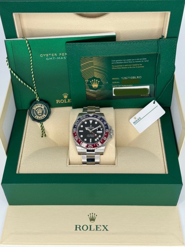 2023 Rolex GMT-Master II “Pepsi” 40mm 126710BLRO Oyster (Unworn) for sale