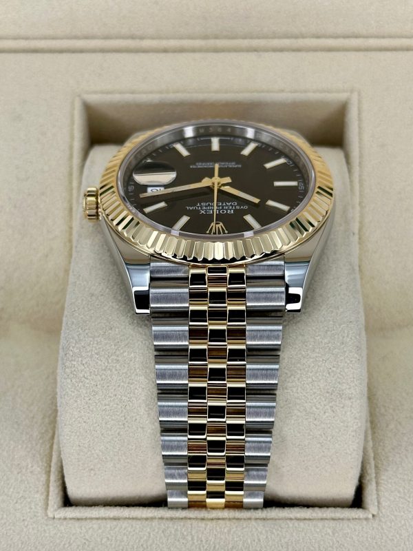 2023 Rolex Datejust 41mm 126333 Two-Tone Jubilee Black Stick Dial for sale