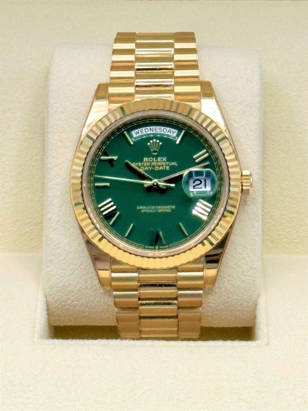 2023 Rolex Day-Date 40mm 228238 Presidential Green Dial (No. 1 of 2) for sale
