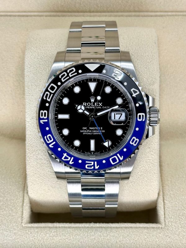 2023 Rolex GMT-Master II “Batman” 40mm 126710BLNR Oyster (Unworn) (No. 7 of 7) for sale