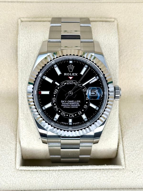 2023 Rolex Sky-Dweller 42mm 336934 Oyster Black Dial (Unworn) (No. 1 of 2) for sale