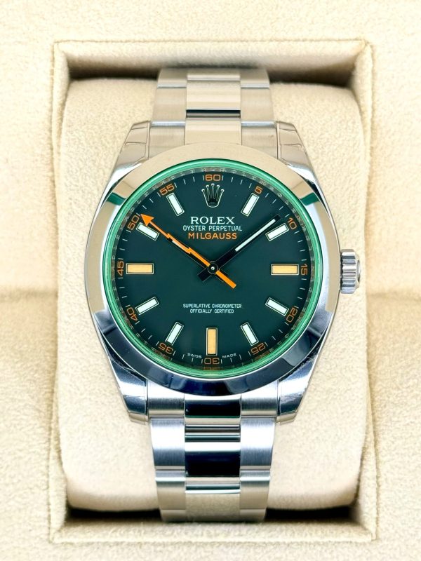 2009 Rolex Milgauss 40mm 116400GV Black Dial (Unworn) for sale